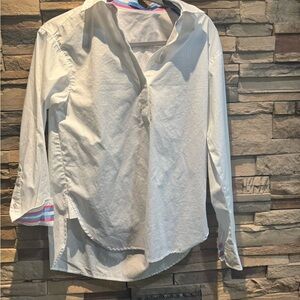 J.McLaughlin XS Women's White Lula Blouse